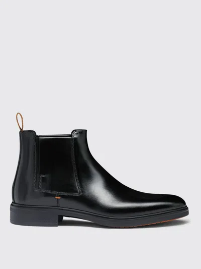 Santoni Chelsea Boots 13414 In Black