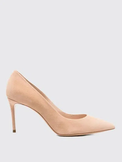 Casadei "julia" Suede Decollete T.080 In Pink