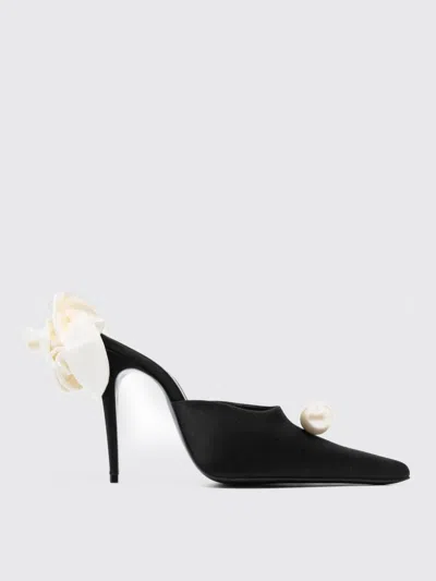 Magda Butrym Synthetic Fibers Mules In Black