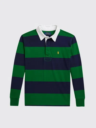 Polo Ralph Lauren Big Boys The Iconic Rugby Shirt In Multi