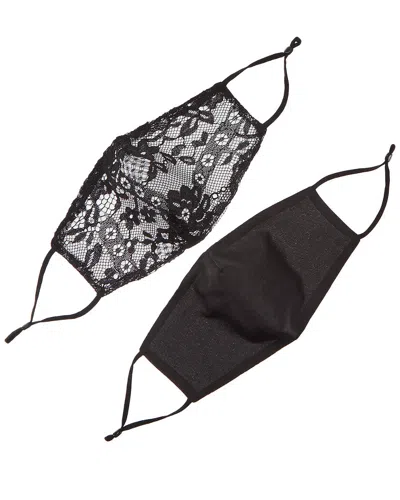 Marcus Adler Set Of 2 Cloth Face Masks In Black