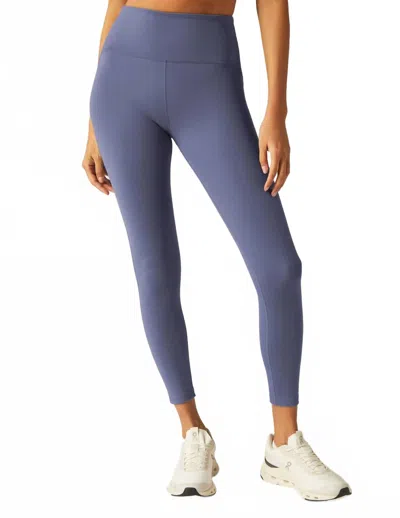 Beyond Yoga Powerbeyond Midi Legging In Hazy Peri In Multi
