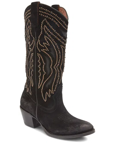 Frye Shelby Studded Leather Boot In Black