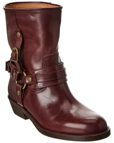 Isabel Marant Leather Boot In Brown