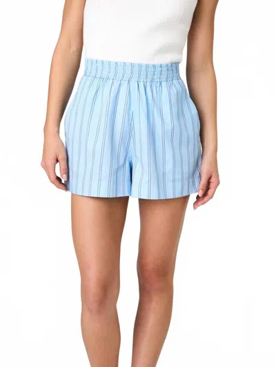 French Connection Lorenzo Stripe Shorts In Blue