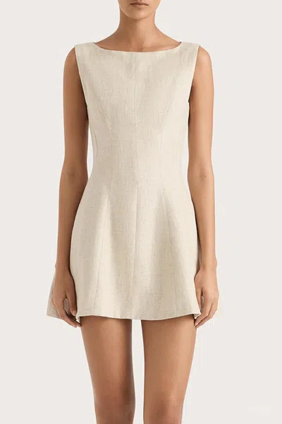 Faithfull The Brand Cerise Mini Dress In Natural In Neutral