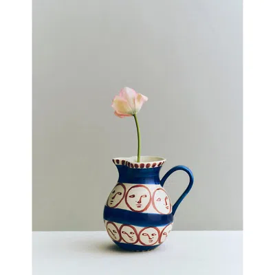 Hay La Faccia La Pittura Ceramic Jug In Multi