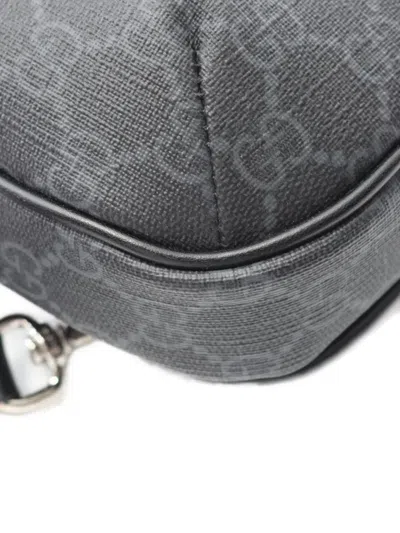 Pre-owned Gucci 2020s Small Gg Body Bag In Black