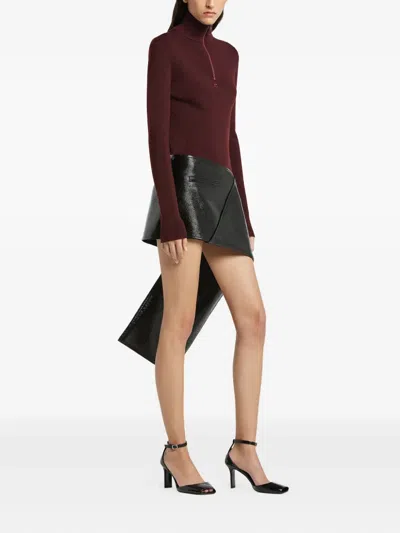 Courrèges Courreges Women Zip-up Sweater In Red