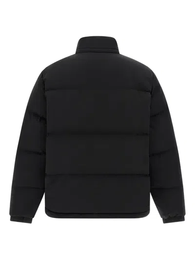 Lacoste Water-repellent Down Jacket With Packable Hood Clothing In Black