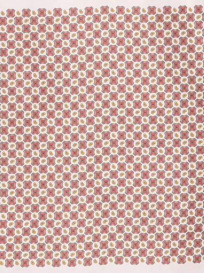 Sandro Paisley-pattern Border Scarf In Red