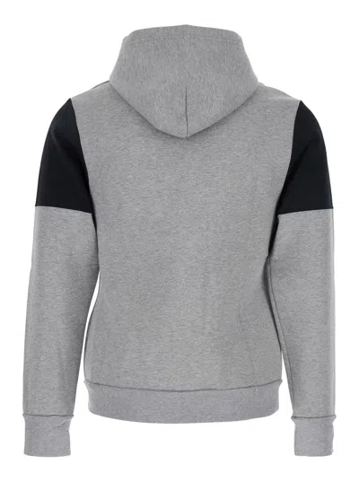Balenciaga Gray/black Loop Sports Icon Sweatshirt In Gray