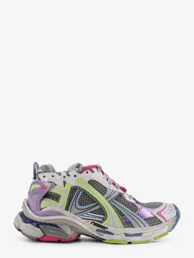 Balenciaga Runner Nylon And Mesh Sneakers In Multi