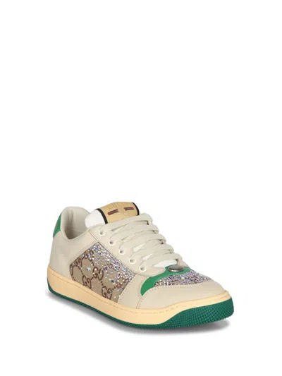 Gucci Screener Sneakers Multicolor In Neutral