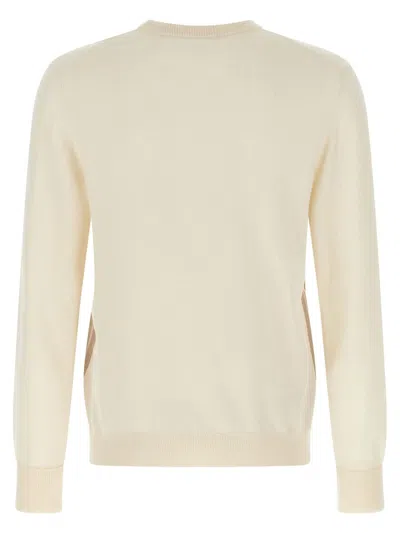 Ballantyne Argyle Sweater Sweaters And Cardigans Beige In Neutral