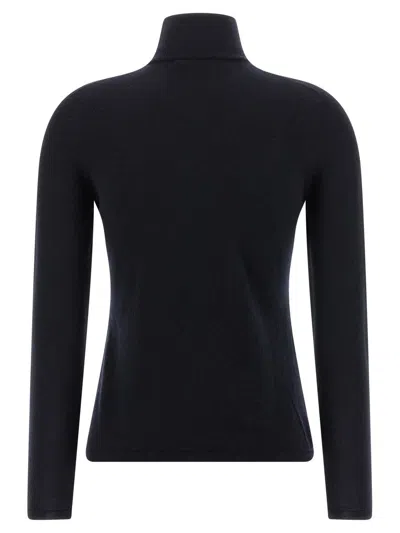 Max Mara Saluto Wool Knit Sweater In Blue