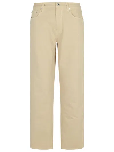 Burberry Tailored Fit Straight Leg Jeans In Neutral