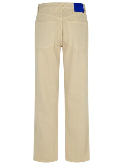 Burberry Tailored Fit Straight Leg Jeans In Neutral