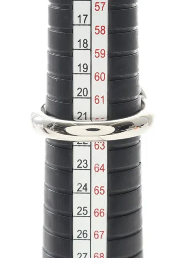 Pre-owned Hermes 2010s Mailon Chaîne D'ancre Ring In Gray