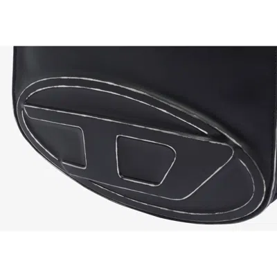Diesel Borsa A Spalla 1dr In Pelle Nera  Donna In Black