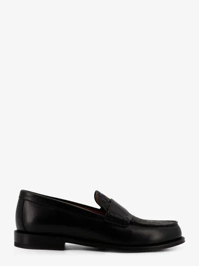 Dior Men Granvil Leather Loafers In Black
