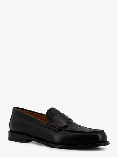 Dior Men Granvil Leather Loafers In Black