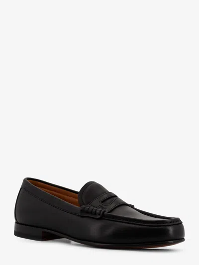 Dior Men Granvil Leather Loafers In Black
