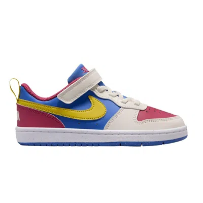 Pre-owned Nike Court Borough Low Recraft Ps 'sweet Beet Comet Blue Citron' | Multi-color | Kid's Size 3