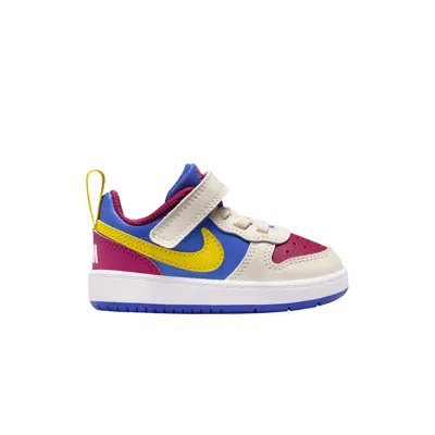 Pre-owned Nike Court Borough Low Recraft Td 'sweet Beet Comet Blue Citron' | Multi-color | Infant Size 6