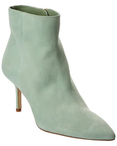 L'agence Aimee Suede Bootie In Green
