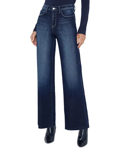L'agence Scottie High Rise Wide Leg Jeans Marvista In Blue