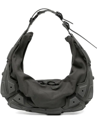 Innerraum Object M03 Half Moon Shoulder Bag In Gray