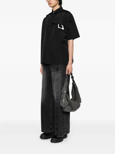 Innerraum Object M03 Half Moon Shoulder Bag In Gray