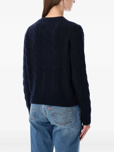 粗绞花针织毛衣