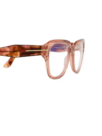 Tom Ford Square-frame Glasses In Transparent