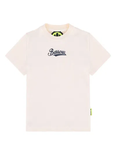 Barrow Logo-print T-shirt In Neutral