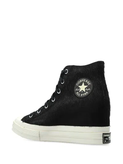Converse Chuck 70 Wedge Sneakers In Black
