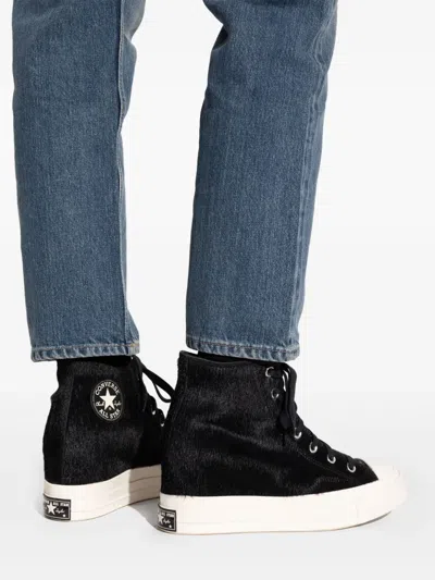 Converse Chuck 70 Wedge Sneakers In Black