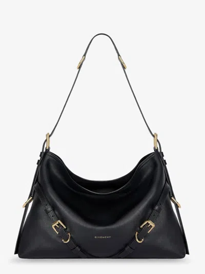 Givenchy Women Voyou Nano Bag In Polished Leather In Black