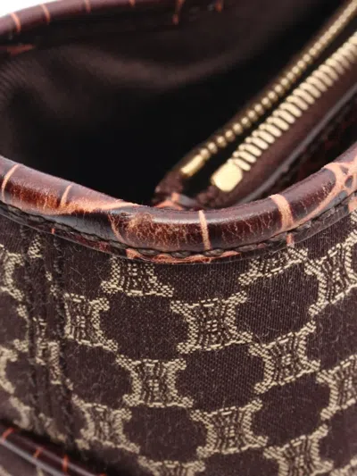 Pre-owned Celine 2010s Macadam Boogie Handbag In Brown