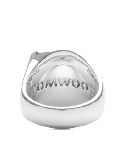 Tom Wood Umi Square-shaped Ring In White