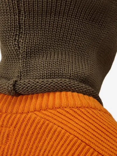 C.p. Company C.p.company Extrafine Merino Wool Goggle Balaclava In Green