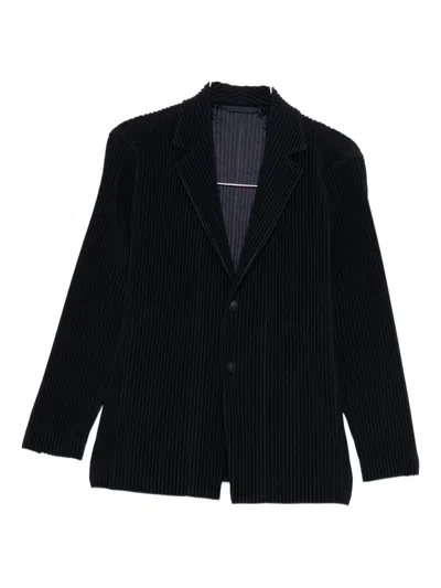 Issey Miyake Pleats Blazer In Gold