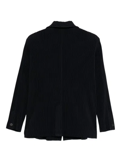 Issey Miyake Pleats Blazer In Gold