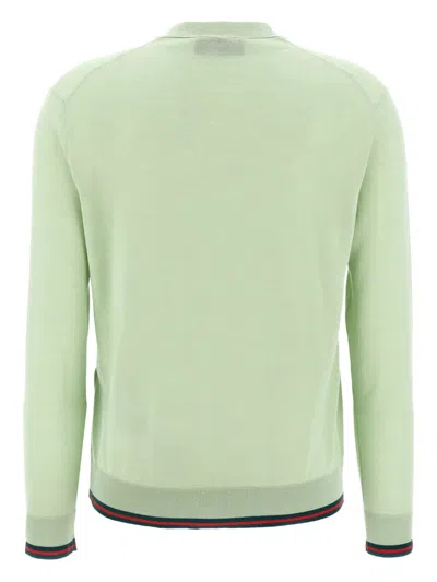 Gucci Extra Fine Cashmere Silk Cardigan In Green