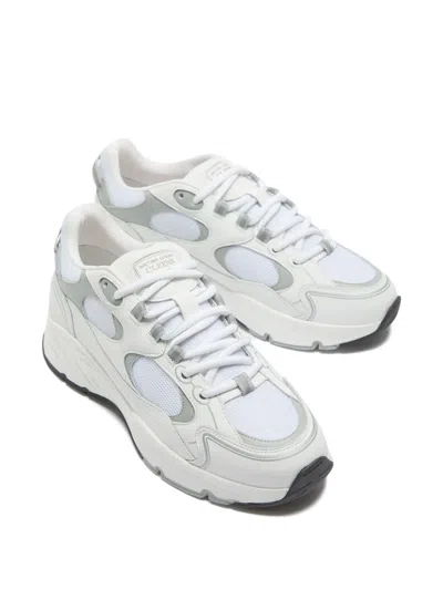 Cleens Pulse Perforated Panelled Low-top Sneakers In Multi