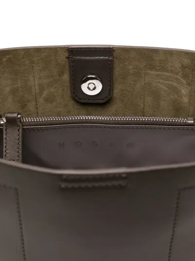 Hogan Hocket Small Hobo Bag In Brown