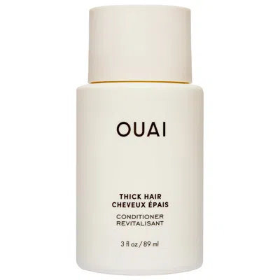 Ouai Mini Thick Hair Conditioner 3 oz / 89 ml In White