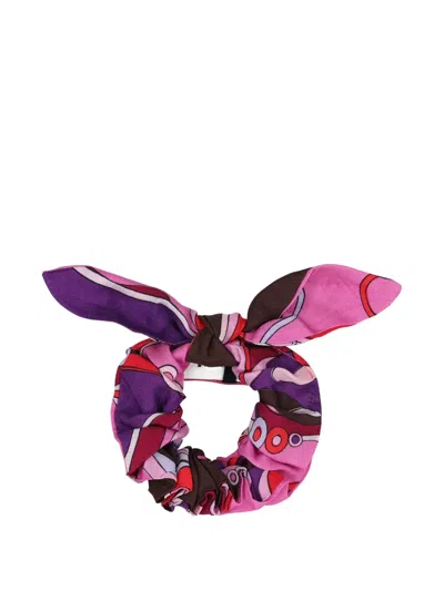 Pucci Junior Orchidee-print Scrunchie In Multi