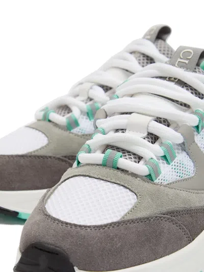 AERO 网纱拼接绒面皮低帮运动鞋